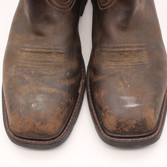 Ariat Groundbreaker Men's Size 11 D Steel Toe Work Boot Brown Leather Waterproof - Picture 10 of 10